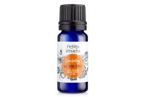 Christmas essential oil blend in blue aromatherapy 10ml bottle.