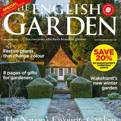 The English Garden December 2019 cover.