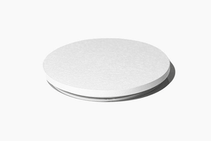 White Wooden Candle Lid